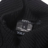 Gucci sweater knit black mens L