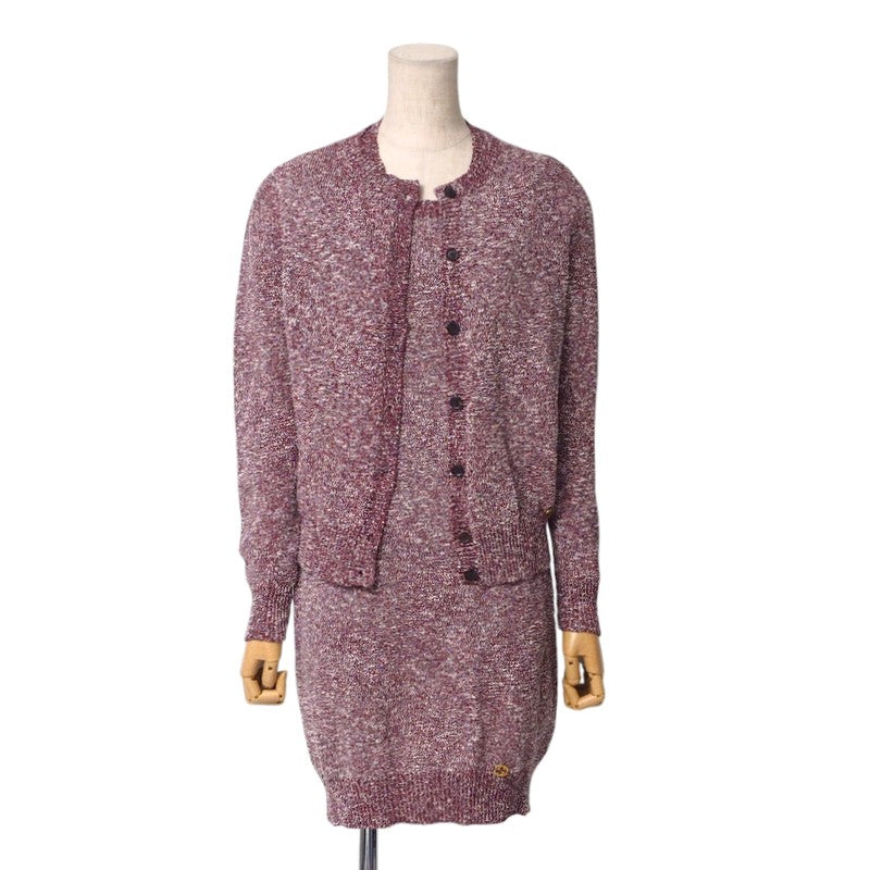 Gucci ensemble 310435 X5233/310436 X5233 knit Red Women S