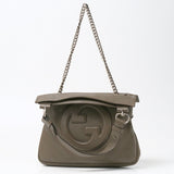 Gucci Handbag 751518 leather Khaki type Women