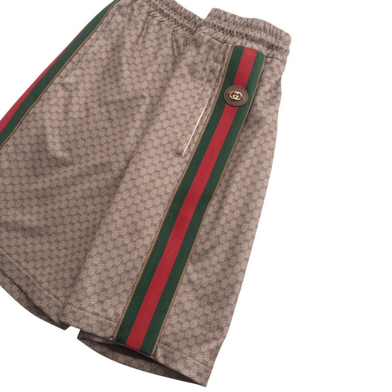 Gucci Shorts 654762 sweat Brown mens S