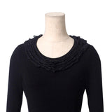 Burberry BLACK LABEL one piece D5N82-316-09 68% rayon, 32% polyester black Women 38