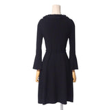 Burberry BLACK LABEL one piece D5N82-316-09 68% rayon, 32% polyester black Women 38