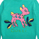 Gucci sweater 527212 knit green Women XS