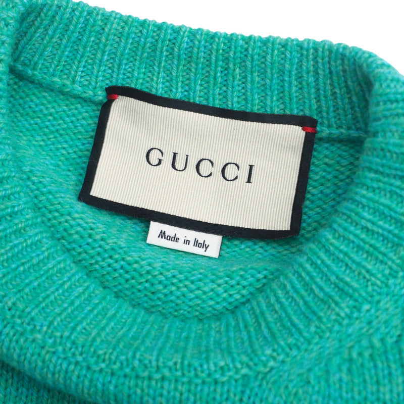 Gucci sweater 527212 knit green Women XS