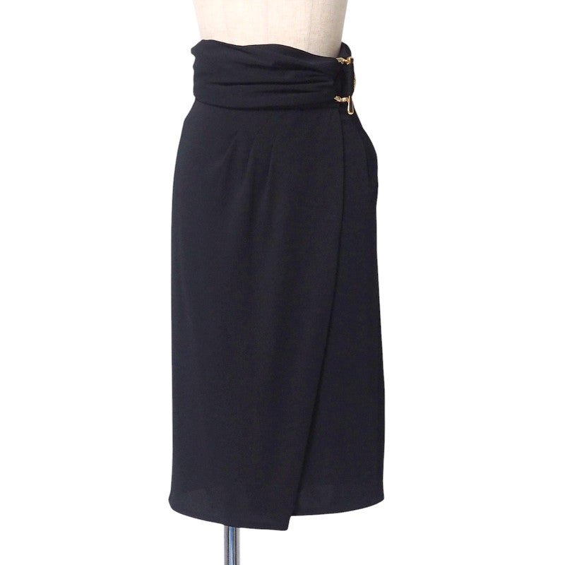 Gucci skirt 191998 Rayon black Women 36
