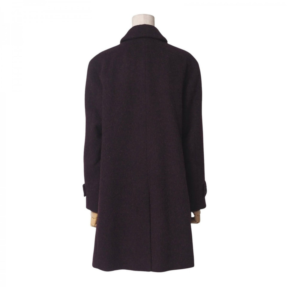 Burberry coat B1B41-870-18 74% wool, 10% alpaca, 9% mohair, 7% nylon Bordeaux Women 38
