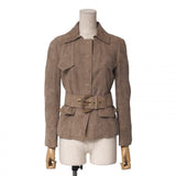 Gucci Jacket 142343.XC064 Sheep leather Beige type Women 38