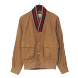Gucci Jacket 567428 goat Camel brown Sherry line mens 44