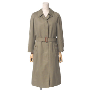 Burberry Stainless collar coat - 55% cotton, 45% polyester khaki Women 9AB2