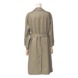 Burberry Stainless collar coat - 55% cotton, 45% polyester khaki Women 9AB2