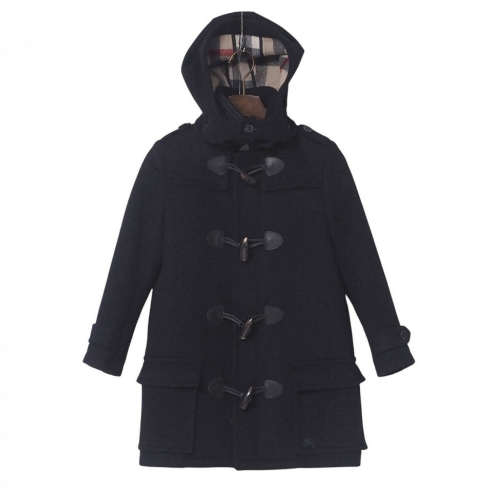 Burberry Duffel coat C9C06-452-29 wool black Kids 8Y-128