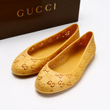 Gucci pumps rubber yellow Women 34