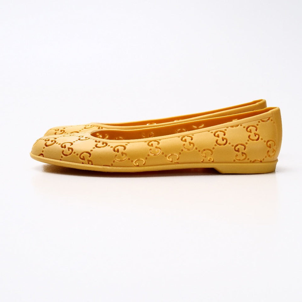 Gucci pumps rubber yellow Women 34