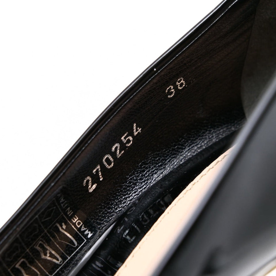 Gucci pumps 270254 Patent leather black Women 38