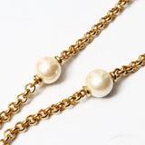 Gucci Necklace Bamboo Gold/Brown/White Women