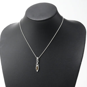 Burberry Necklace Metal, Rhinestone Silver check Women(Unisex)