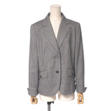 Burberry tailored jacket FC123-741-40 Wool/Rayon/Nylon/Cashmere/Silk/Polyurethane gray Women 44