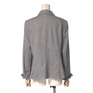 Burberry tailored jacket FC123-741-40 Wool/Rayon/Nylon/Cashmere/Silk/Polyurethane gray Women 44