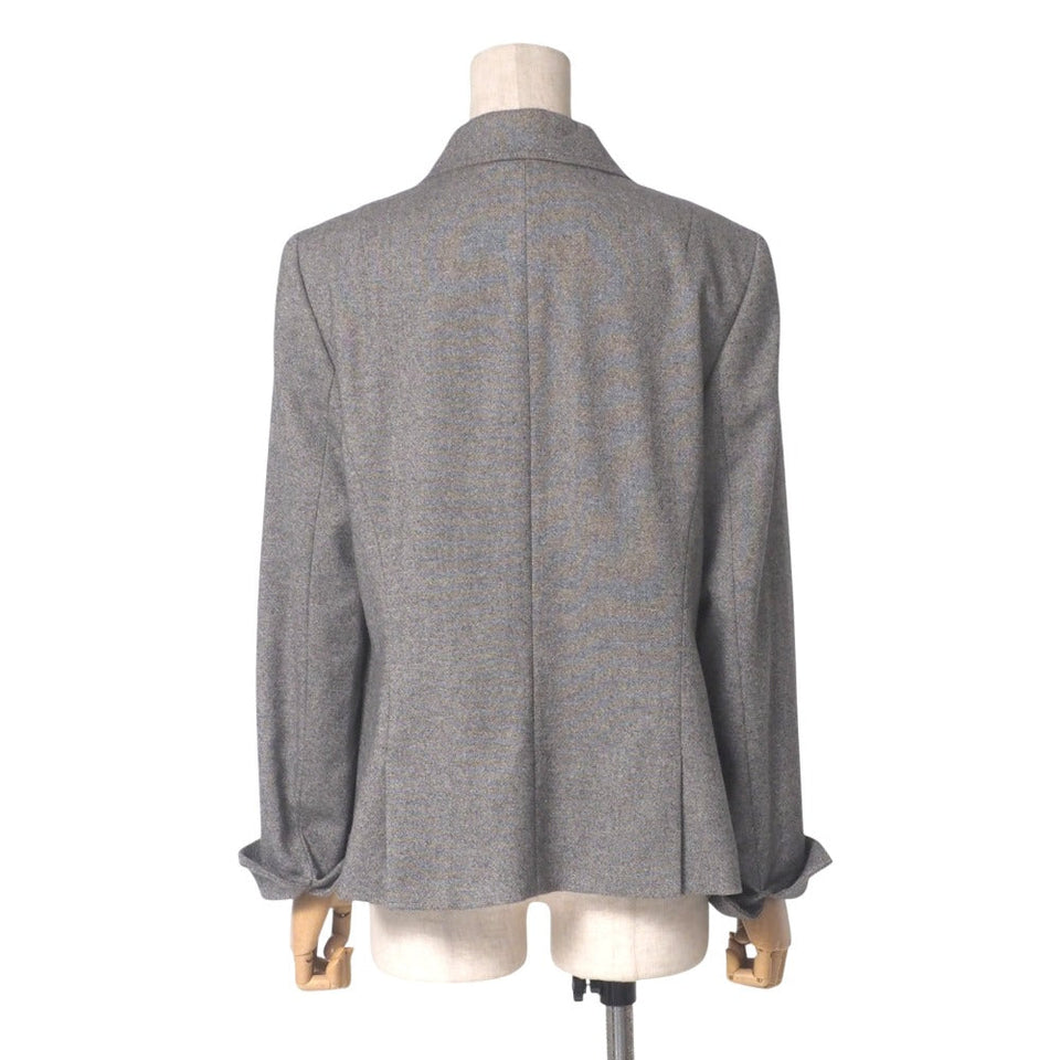 Burberry tailored jacket FC123-741-40 Wool/Rayon/Nylon/Cashmere/Silk/Polyurethane gray Women 44