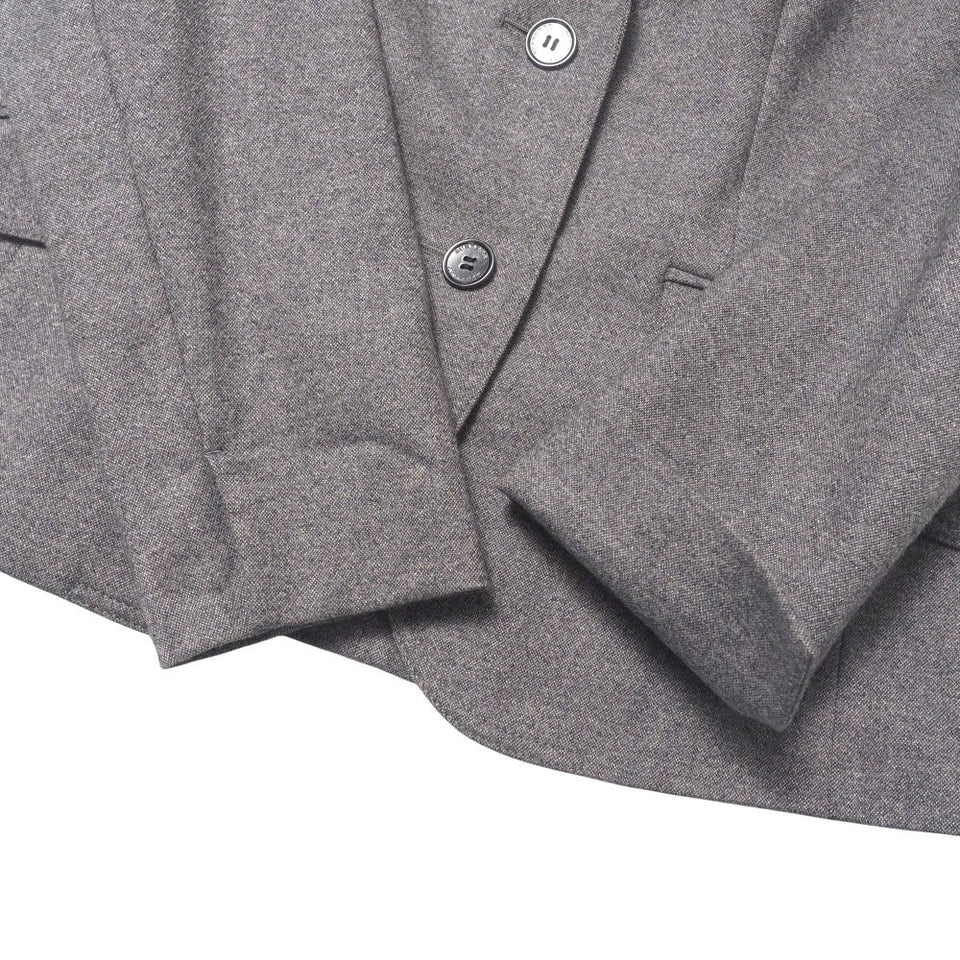 Burberry tailored jacket FC123-741-40 Wool/Rayon/Nylon/Cashmere/Silk/Polyurethane gray Women 44