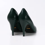 Gucci pumps 589769 leather green Women 36 1/2
