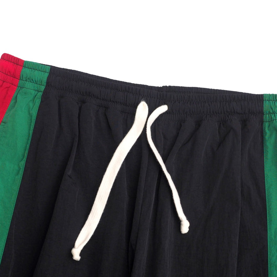 Gucci Pants 575549 Nylon Black green red Oversized nylon mens S