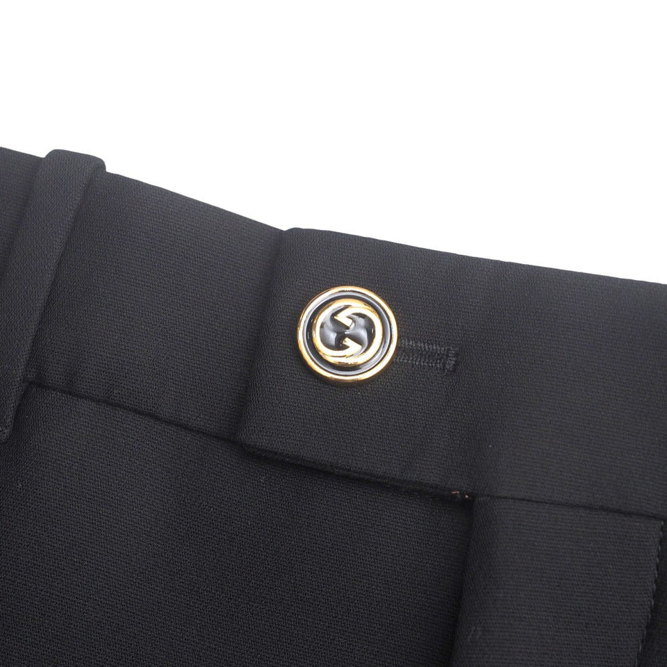 Gucci Pants 632964 ZAD88 silk black Women 40