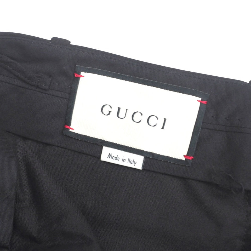 Gucci Pants 632964 ZAD88 silk black Women 40