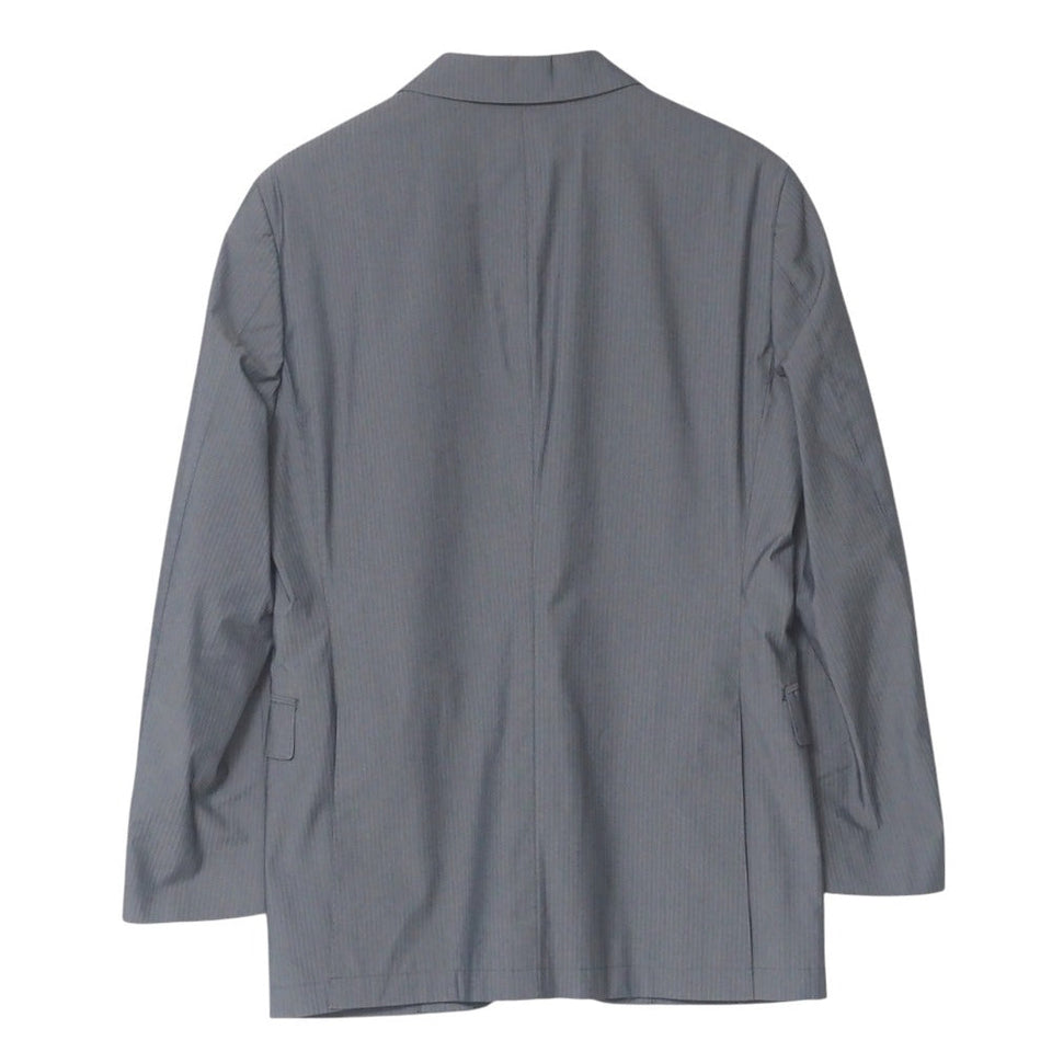 Burberry BLACK LABEL tailored jacket BME65-702-07 cotton gray mens M
