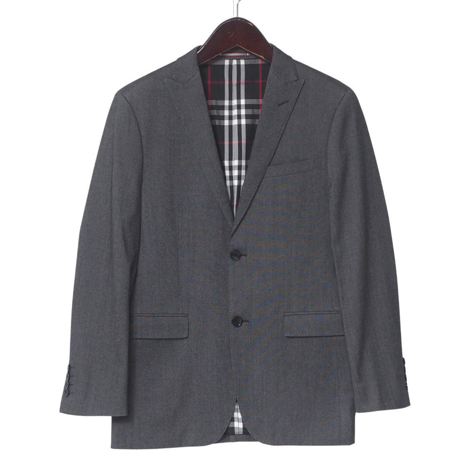 Burberry BLACK LABEL tailored jacket BME04-110-06 wool Dark gray mens M
