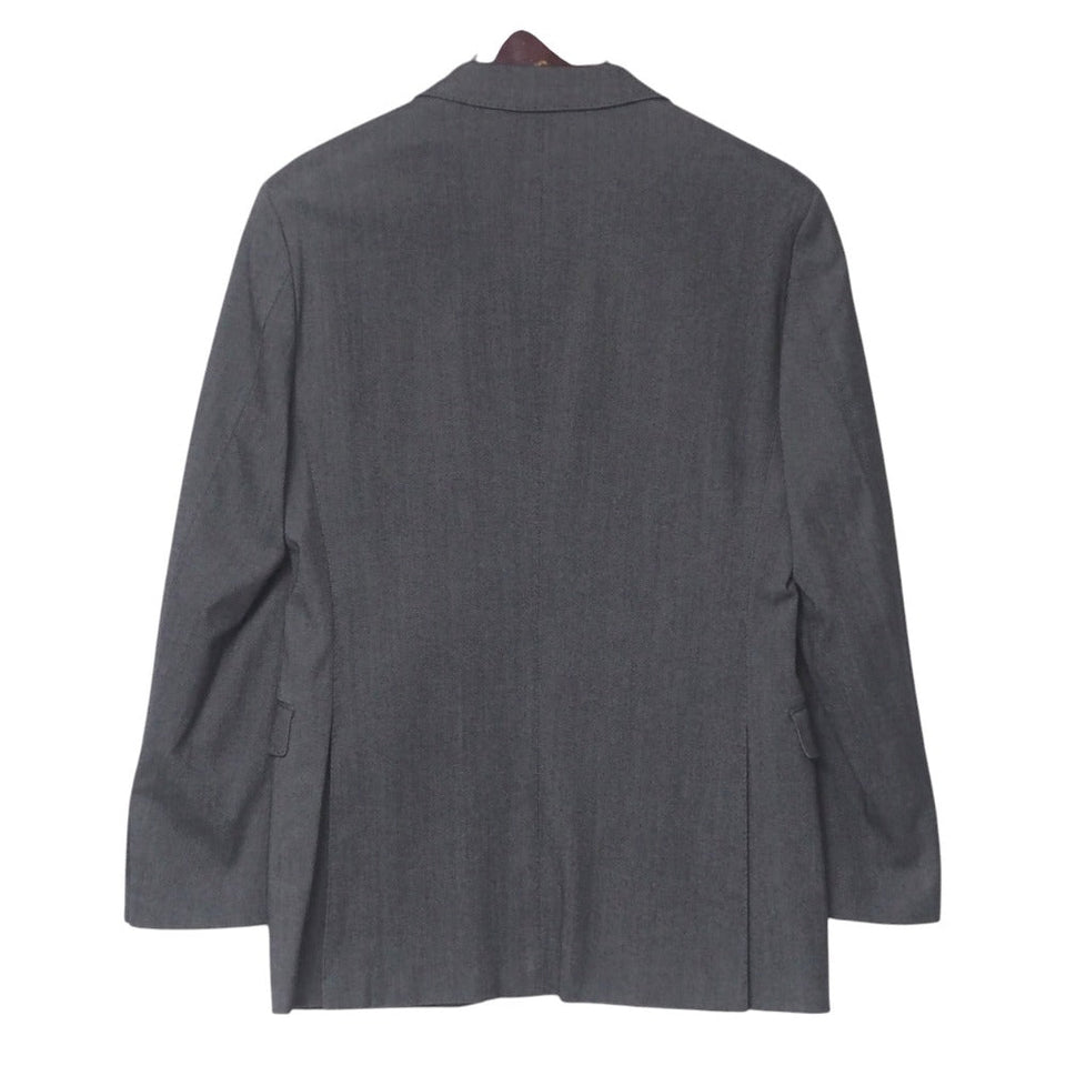 Burberry BLACK LABEL tailored jacket BME04-110-06 wool Dark gray mens M