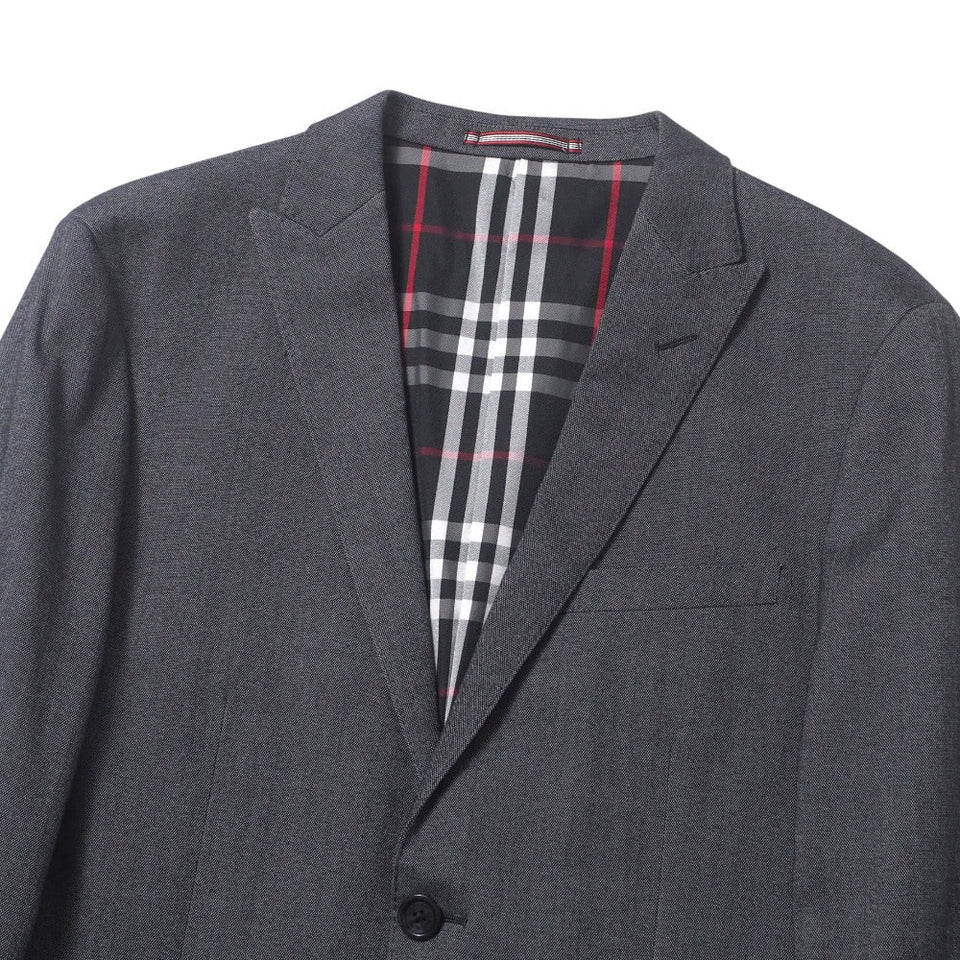 Burberry BLACK LABEL tailored jacket BME04-110-06 wool Dark gray mens M