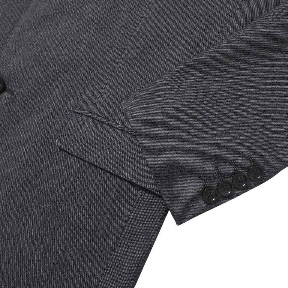 Burberry BLACK LABEL tailored jacket BME04-110-06 wool Dark gray mens M