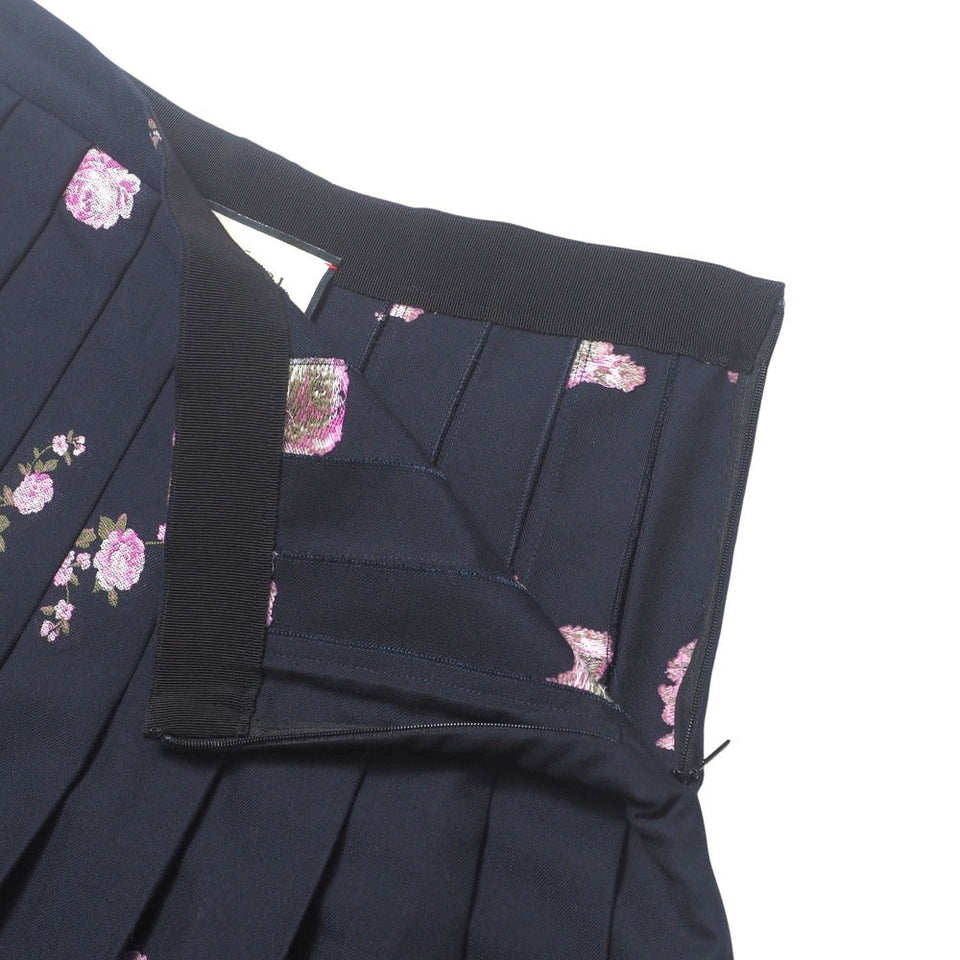 Gucci skirt 545245 ZAAL5 cotton Navy Women 42