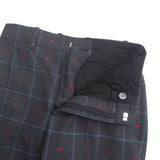 Gucci Pants 497762 95% wool, 5% cotton Gray light blue Women 36