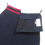 Gucci skirt 544863 wool Navy red Women 36