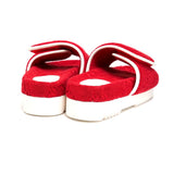Gucci Sandals Pile towel Red white Women 37