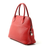 Hermes Handbag Taurillon Clemence Red Bolide 31 Women