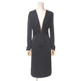 Gucci one piece Rayon black 271415 X6221 Women M