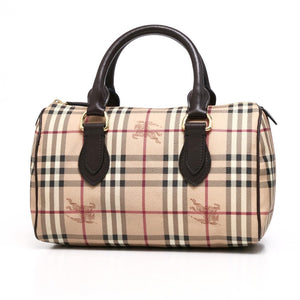 Burberry Handbag 3460094 PVC beige black white red Women