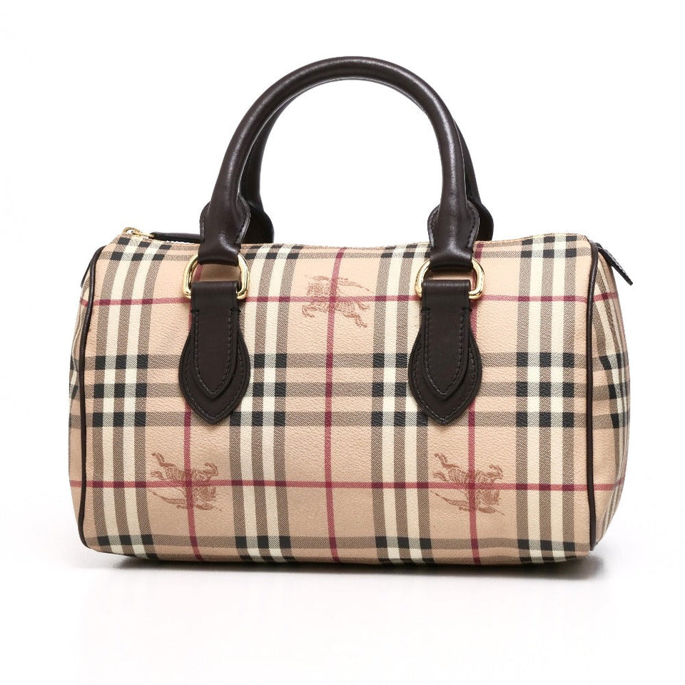 Burberry Handbag 3460094 PVC beige black white red Women