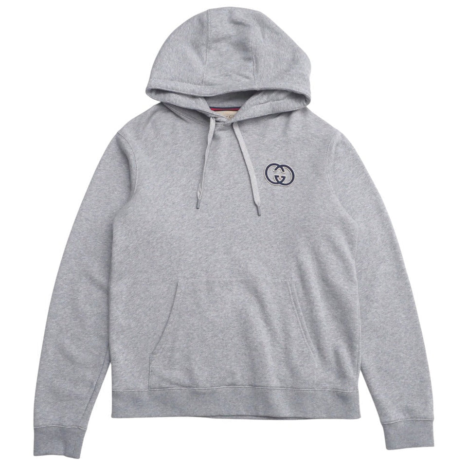 Gucci Hoodie sweat gray 756649 mens L