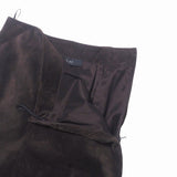 Gucci skirt Suede Brown Suede leather Women 38