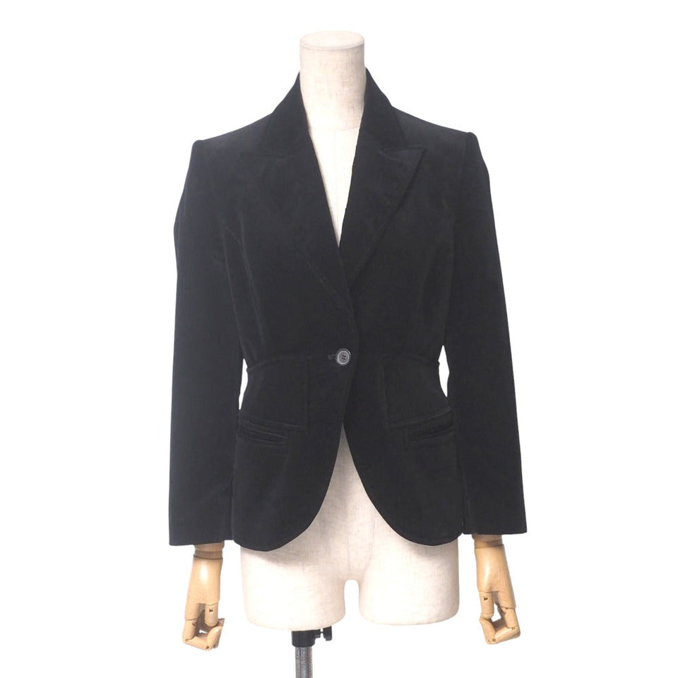 Gucci tailored jacket cotton black 148400 ZM028 Women 40