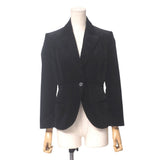 Gucci tailored jacket cotton black 148400 ZM028 Women 40