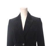 Gucci tailored jacket cotton black 148400 ZM028 Women 40