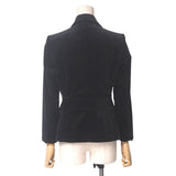 Gucci tailored jacket cotton black 148400 ZM028 Women 40