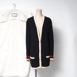Gucci knit knit Navy type 467691 Women M