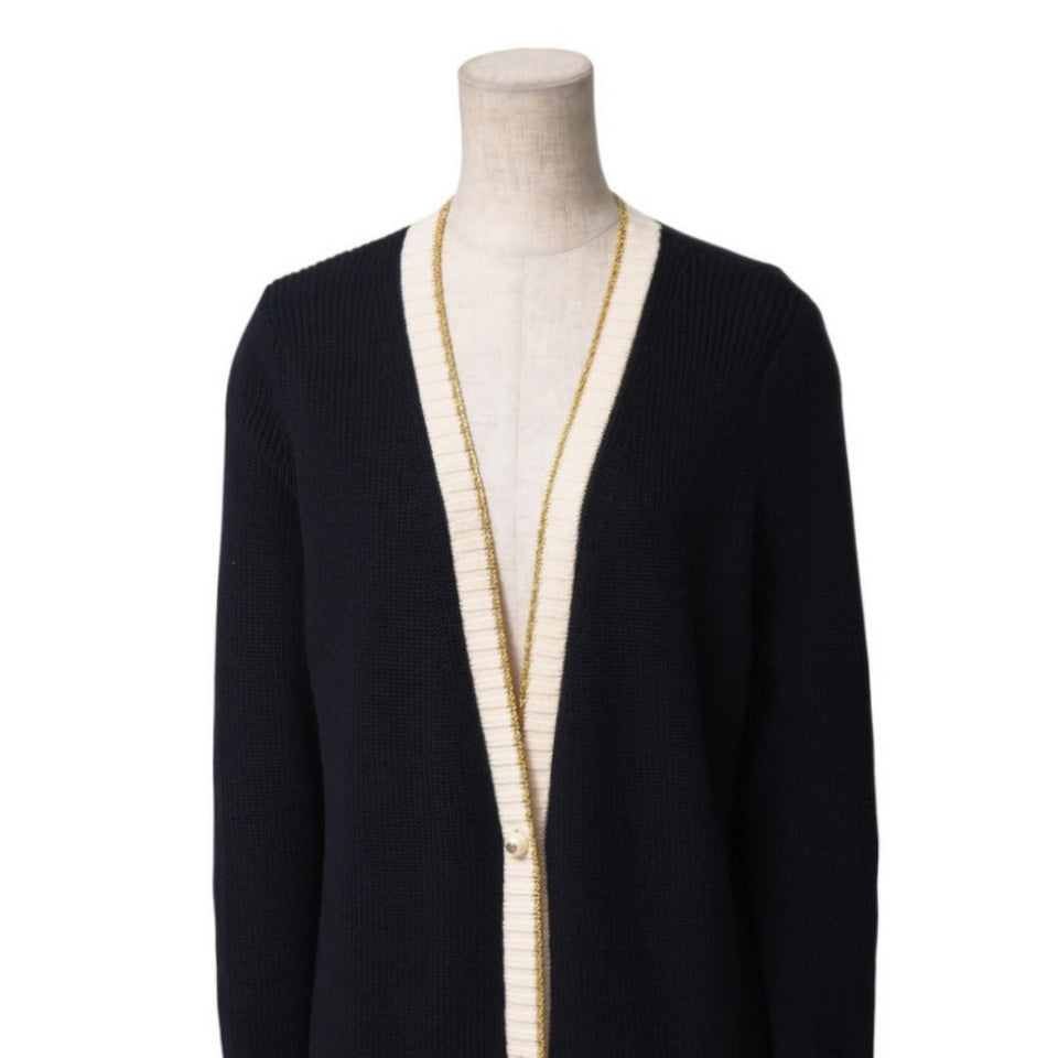 Gucci knit knit Navy type 467691 Women M