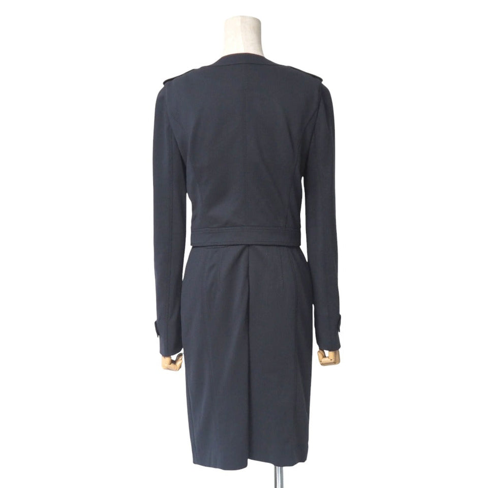 Burberry setup 52% rayon, 24% nylon, 22% cotton, 2% polyurethane Dark navy B1E04-130-28/B1J03-130-28 Women 38